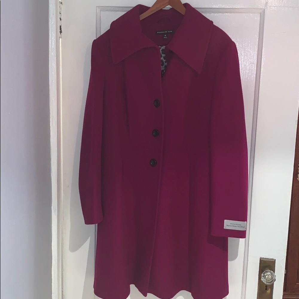 Merino Wool Blend Coat